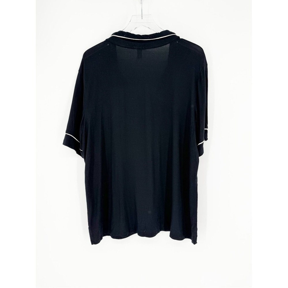 Eberjey Gisele Short Sleeve Pajama Top XL Black - Picture 3 of 6